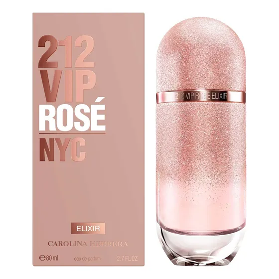 Perfume Carolina Herrera 212 Vip Rosé Elixir Edp 80ml
