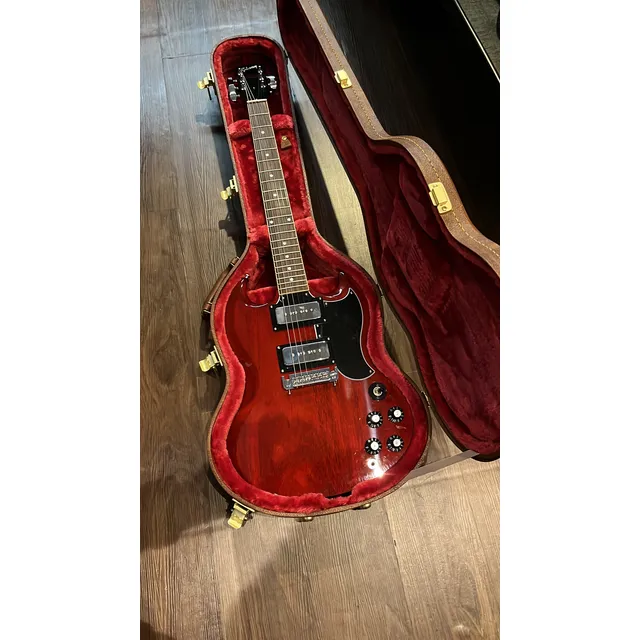 Guitarra Gibson Sg Tony Iommi Monkey Diestro Rojo Palo De Rosa