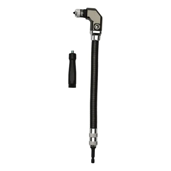 Accesorio De Ángulo Recto Y Eje Flexible 30 Cm Para Taladro