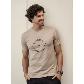 Camiseta Masculina Slim Estampada AlgodĂŁo SustentĂĄvel Camiseta Masculina Slim Estampada AlgodĂŁo SustentĂĄvel