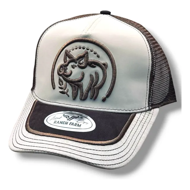 Gorra Ranch Farm Cerdos Para Adultos, Diseño Genial