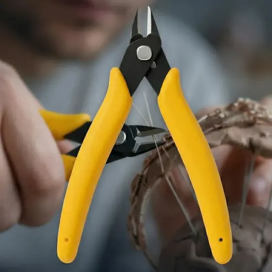 Alicate Corte Diagonal Precisão Lâmina Afiada Eletrônica Artesanato Impressão 3d Maker 5 Polegadas Dor Block