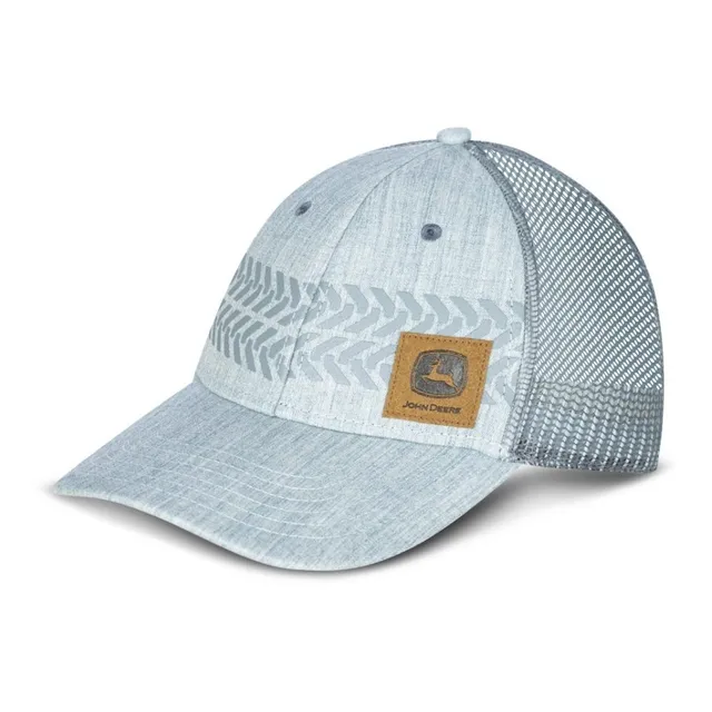 Gorra John Deere Azul Claro Frente Estampado Logo Lateral