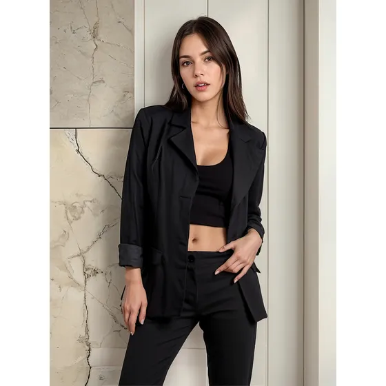  Saco Blazer Forrado Para Mujer , Oficina. Todos Los Talles 