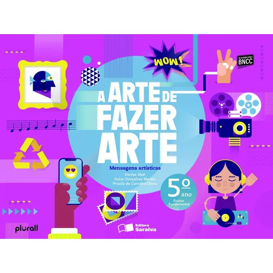 A arte de fazer arte - 5º ano, de Haddad, Denise Akel. Arte de fazer arte Editorial Saraiva Didáticos em português, 2014