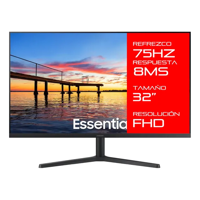 Monitor Samsung Essential S30b 32 Led Va Fhd 75hz Hdmi Dp