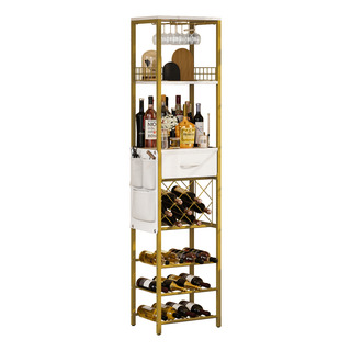 5 Capas Soporte Para Botellas De Vino Con Cajón 170*40*30cm 5 Capas Soporte Para Botellas De Vino Con Cajón 170*40*30cm