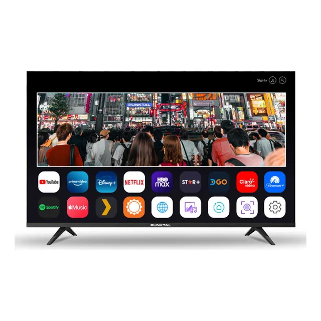 Televisor Led Smart Tv 65 Punktal Pk-65w4k 4k Frameless