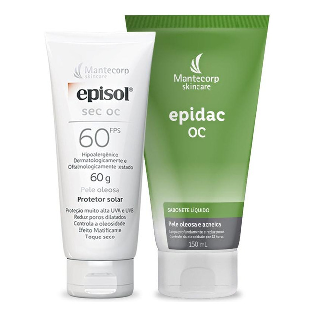Kit Episol Sec Oc Fps 60 + Epidac Oc Liq 150 Ml Kit Episol Sec Oc Fps 60 + Epidac Oc Liq 150 Ml