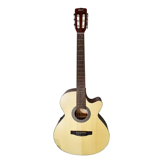 Guitarra Electro Clásica Cort Cec1 Op Cuerdas De Nylon