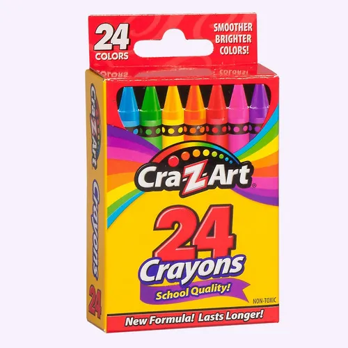 Crayolas Cra-z-art Crayones  24 Ideal Para Niños