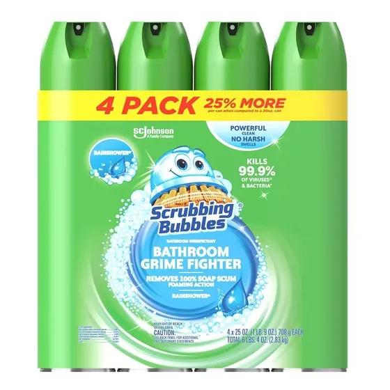 Desinfectante Limpiador Scrubbing Bubbles Mata 99.9 Virus 