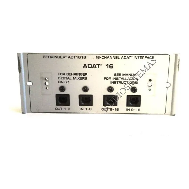 Adapt Interface Audio Behringer  De 16 Canales Para Ddx3216