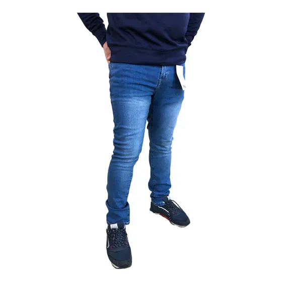 Pantalón Blue Jeans Clásico Stretch Modelo Gian Marca Isle