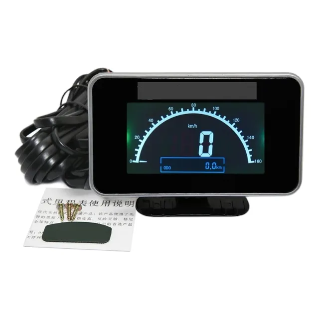 Velocímetro Digital Con Odómetro Universal Automotriz 12 24v