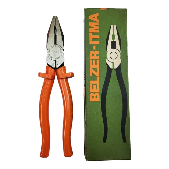 Alicate Universal Isolado Belzer Itma  14251. Antigo. 08 Pol