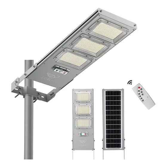 Luz Calle Solar Comercial Para Exterior Aardecer Cr Do