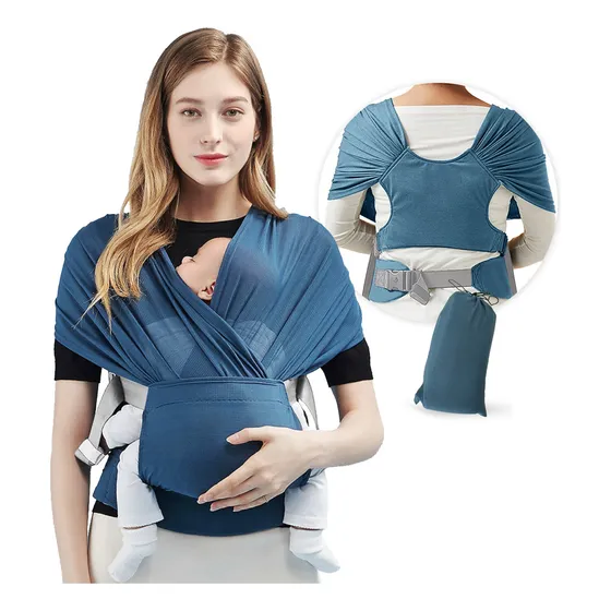 Fular Ergonómico Para Bebé Hasta 15kg Fular Elástico Y