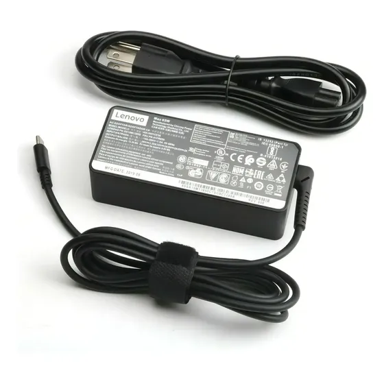 Cargador Original Lenovo 20v 3.25a 65w Usb-C T480 T580 E480 | Cuotas sin interés