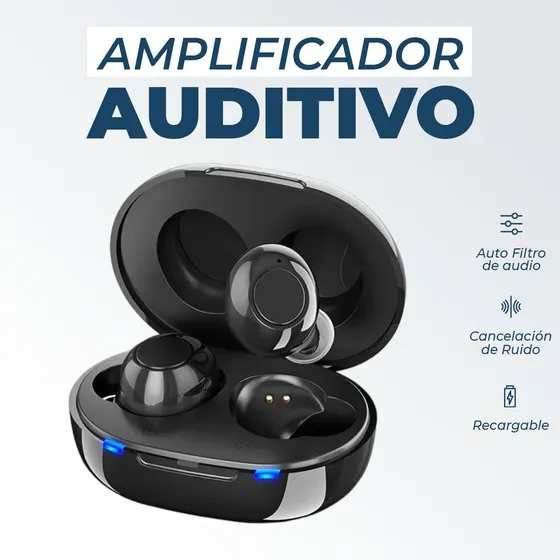 Audífono Amplificador Auditivo Recargable Inalambricos Izq
