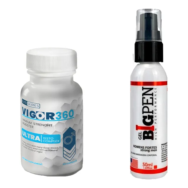 Vigor 360 + Big Pen Gel Combo +tamaño +vigorosidad +placer 