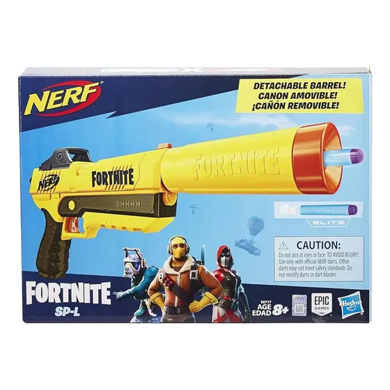 Nerf Fortnite Sp-l Elite Dart Blaster With Detachable Barrel