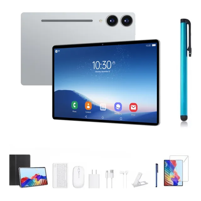 Deiaao Tablet Economicas S10pro-a 11.6 12gb Ram+512gb Rom Con Teclado Color Azul Android 13