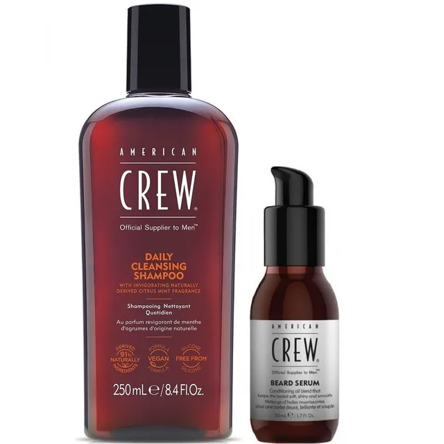 Pack Daily Shampoo + Aceite Para Barba American Crew Men
