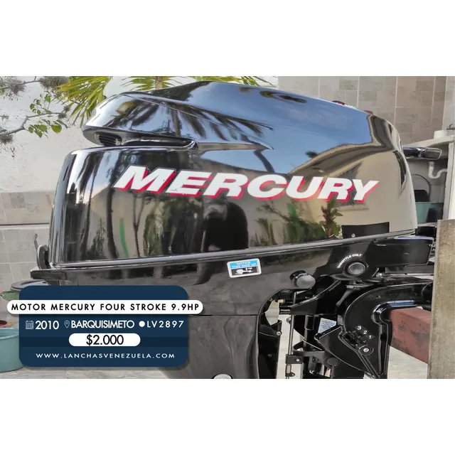 Motor Mercury Four Stroke 9.9hp Lv2897