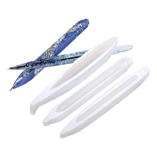 9pc Diy Silicona Bolígrafo Molde De Adornos Resina 5repuesto 9pc Diy Silicona Bolígrafo Molde De Adornos Resina 5repuesto