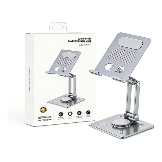 Suporte Giratório E Ajustável Em Altura Para Tablet/celular