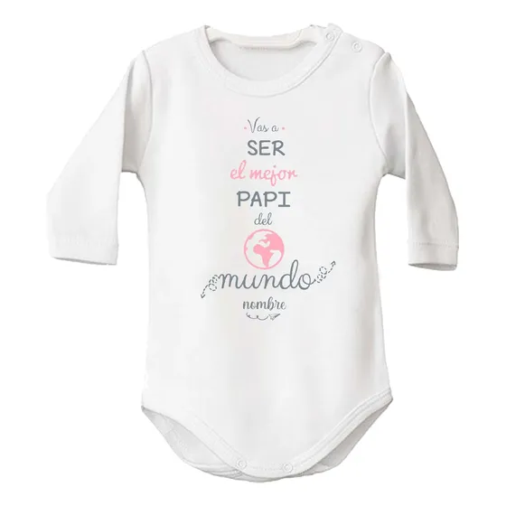 Body Sublimado Bebe 1er Día Padre Frases Papá Regalo 