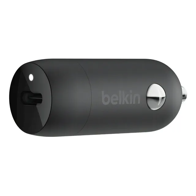 Cargador De Coche 20w Usb-c Pd + Usb-a Boostcharge Color Negro