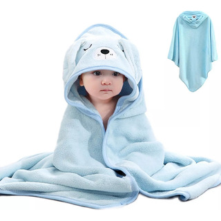Toalla De Baño Bebé Con Capucha Animales Manta Suave (0-3a) Toalla De Baño Bebé Con Capucha Animales Manta Suave (0-3a)