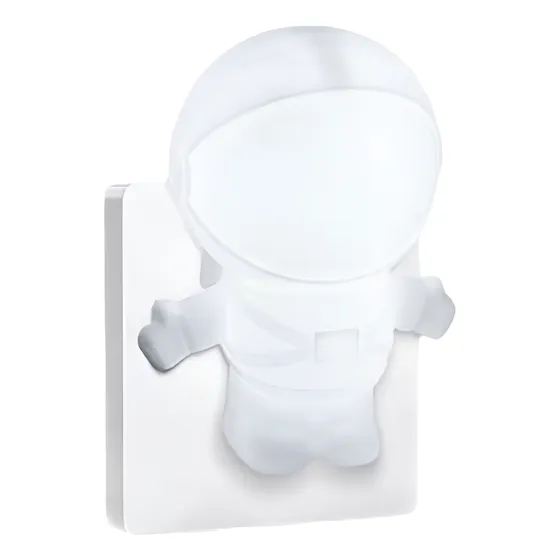 Luminária Abajur Infantil Luz De Led Tomada Parede