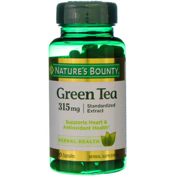 Suplemento De Extracto De Té Verde Nature's Bounty 315 Mg X
