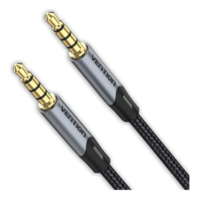 Cable Auxiliar 3.5mm Vention Audio Hi-Fi compatible con Microfono 4 Polos 2m