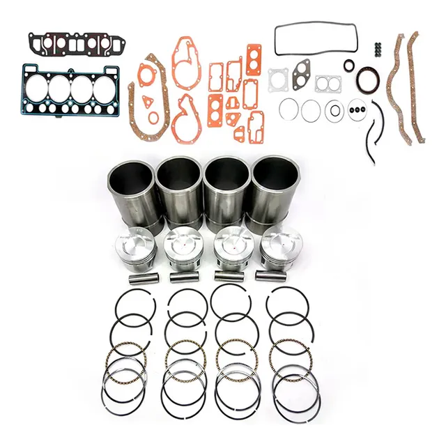 Kit Motor Pistão Aneis Camisas Juntas Alcool 1.6 Cht Escort