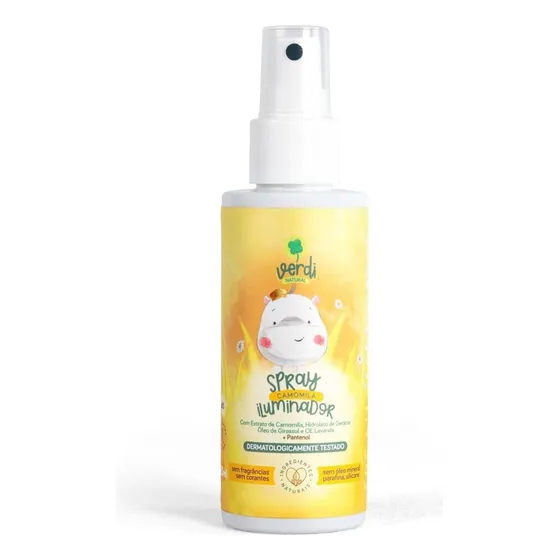 Spray Clareador Iluminador Cabelo Com Camomila Verdi Natural