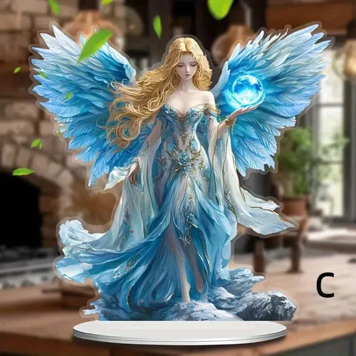 4pcs Praying Angel Statues Small Angel Figurines Home Decor