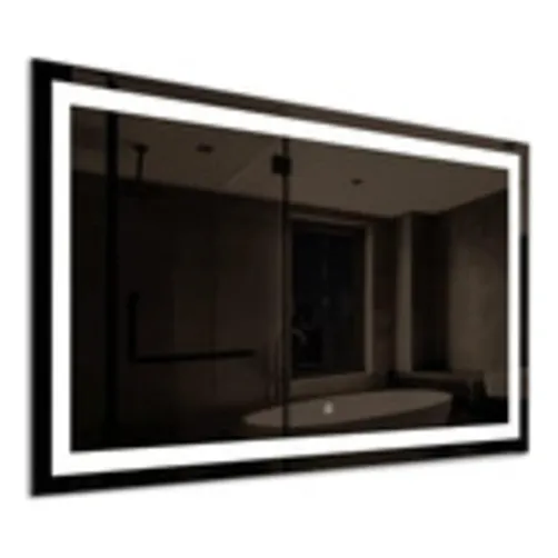 Espejo rectangular de pared Colorlux Full lux con luz fría de 52cm x 120cm eléctrico 110V marco LED