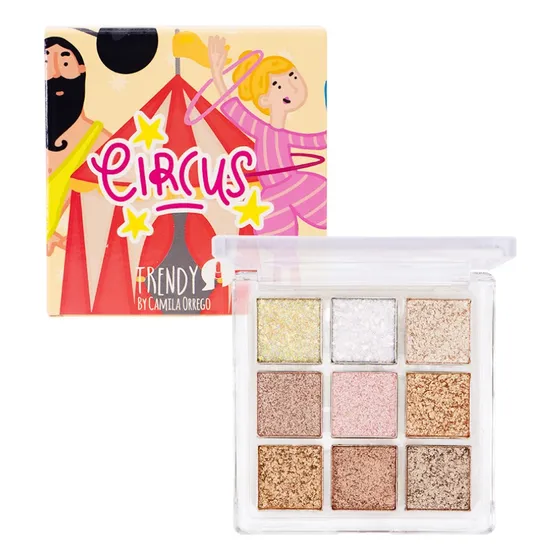 Sombras Brillantes Glitter Tren - g a $1492