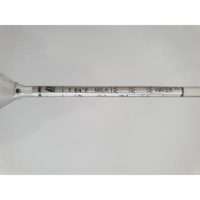 Lactometro Lactodensimetro Hidrometro Kg / M3 Nuevo