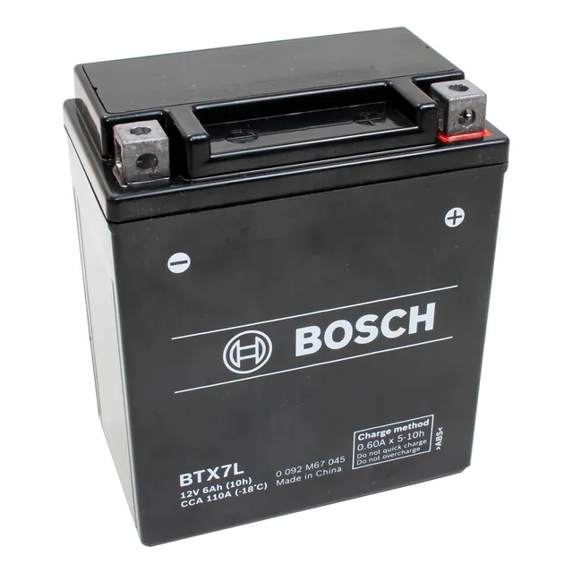 Bateria Moto Bosch 12v 6ah Para Yamaha 250 Btx7l = Ytx7l