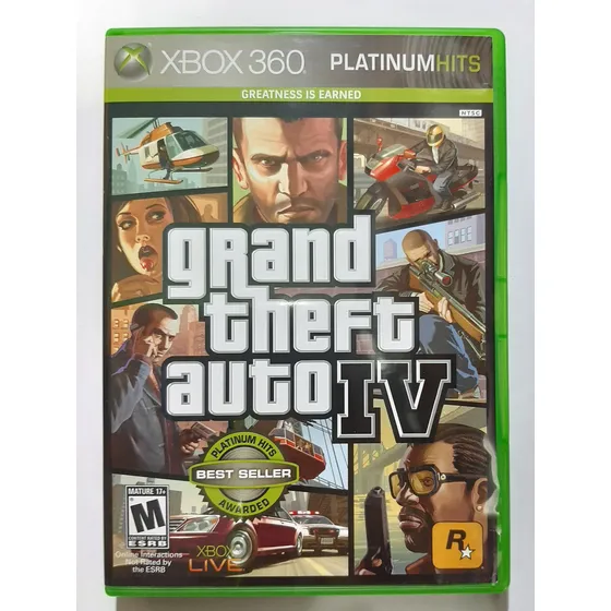 Grand Theft Auto Iv Xbox 360 Original / Gta 4