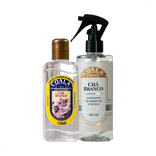 Kit Chá Branco Limpador 120ml E Odorizante Tecidos 260ml Kit Chá Branco Limpador 120ml E Odorizante Tecidos 260ml