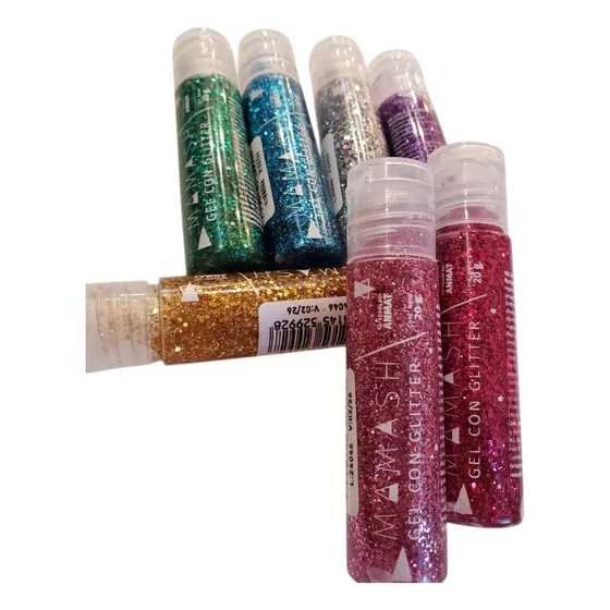 Glitter En Gel Tubo X 20 G By Luyagus