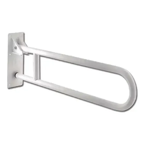Barra Apoya Rebatible Blanca Discapacitado Agarradera 60cm
