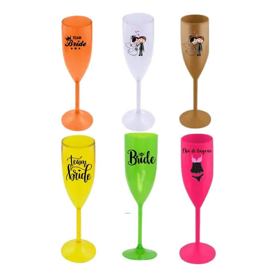 10 Taças De Champanhe Lembrancinhas Personalizadas