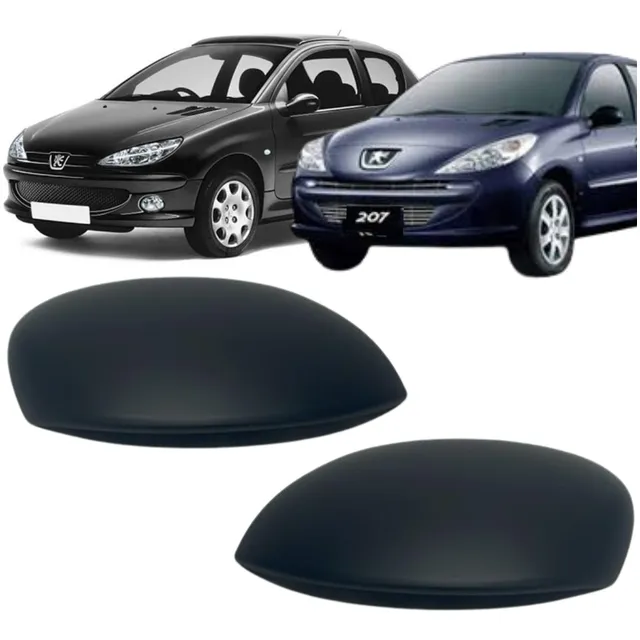 Par Capa Retrovisor Peugeot 206/207 99 A 2014 C3 2003 A 2012